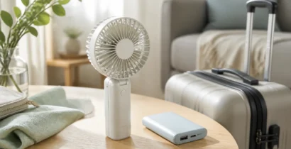 旅行用携帯扇風機は「最大風量」だけで選ばない 海外テストと機内持ち込み条件から見る5つの確認点