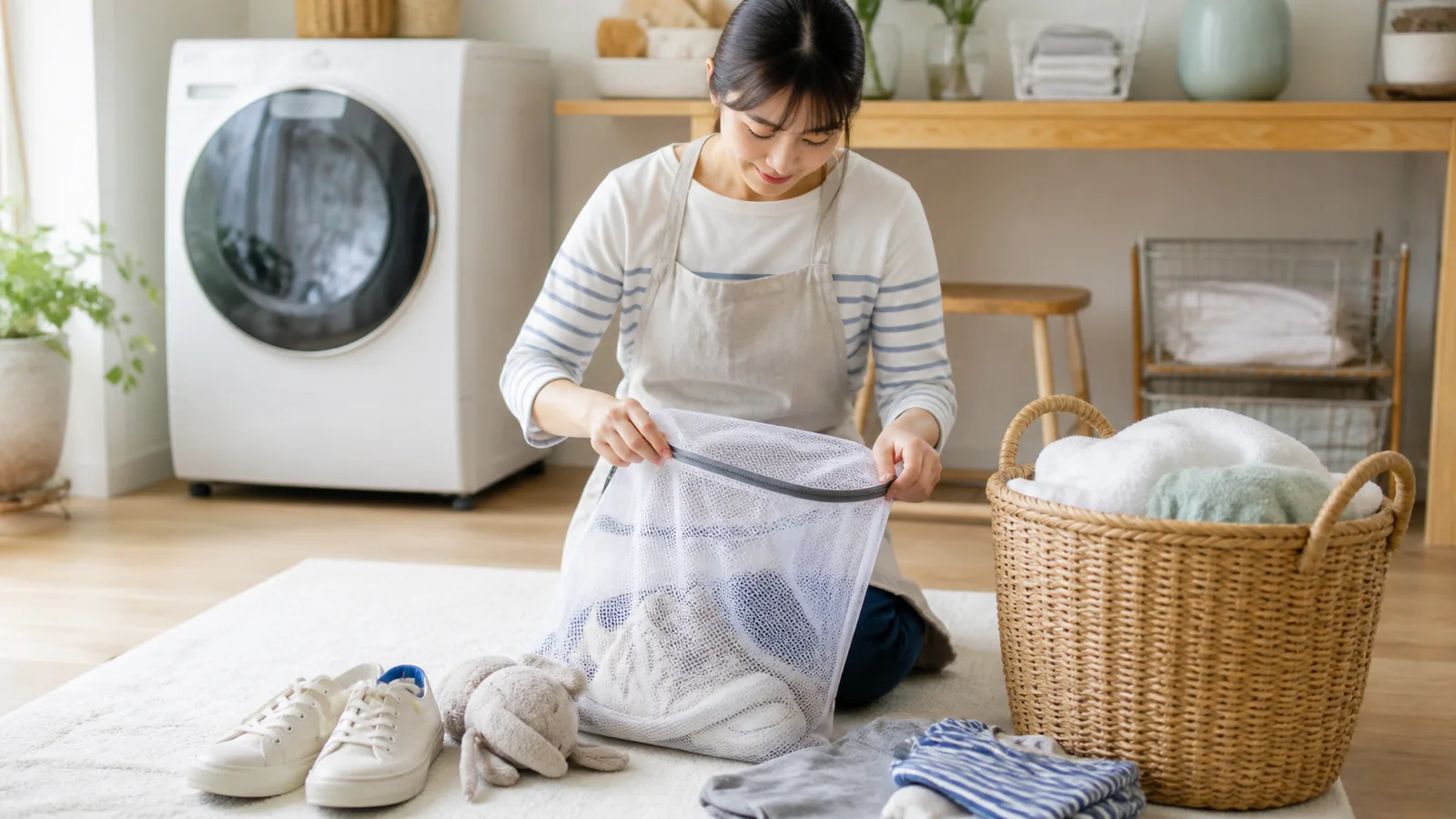 洗濯機で洗える生活用品はどこまで？ タグ・素材・構造で判断する5つの手順